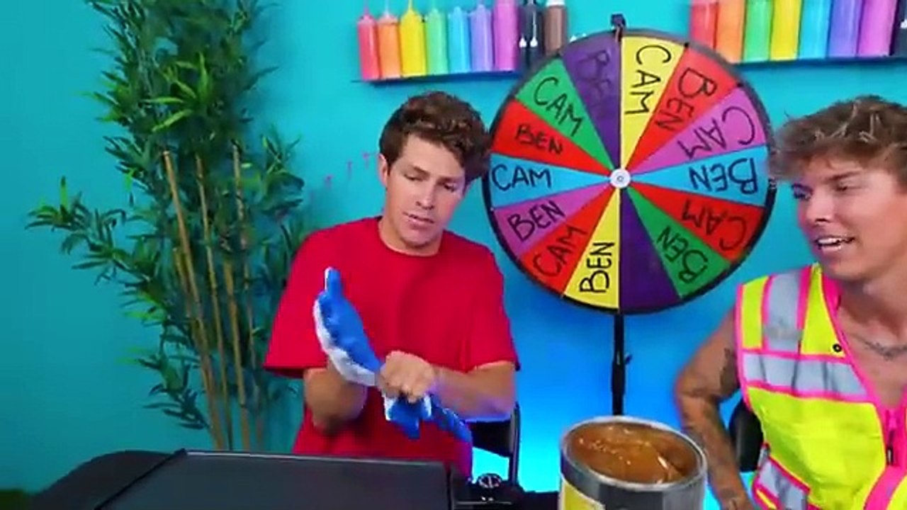 Ninja kids.Best Pancake Art Wins $1,000!,Ben and cam