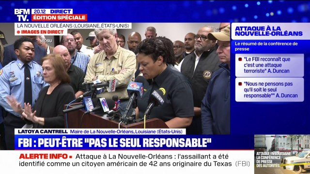 Nouvelle-Orléans: la maire de la ville LaToya Cantrell demande aux gens de ne pas aller près du périmètre de sécurité