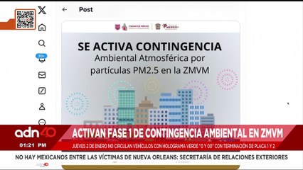 🚨¡Última Hora! Activan Fase 1 de Contingencia Ambiental en el Valle de México