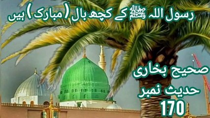 Sahih Bukhari Hadees No 170 Khuch Bal Mubarik Hain