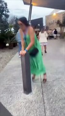 She didn't think about her outfit while jumping