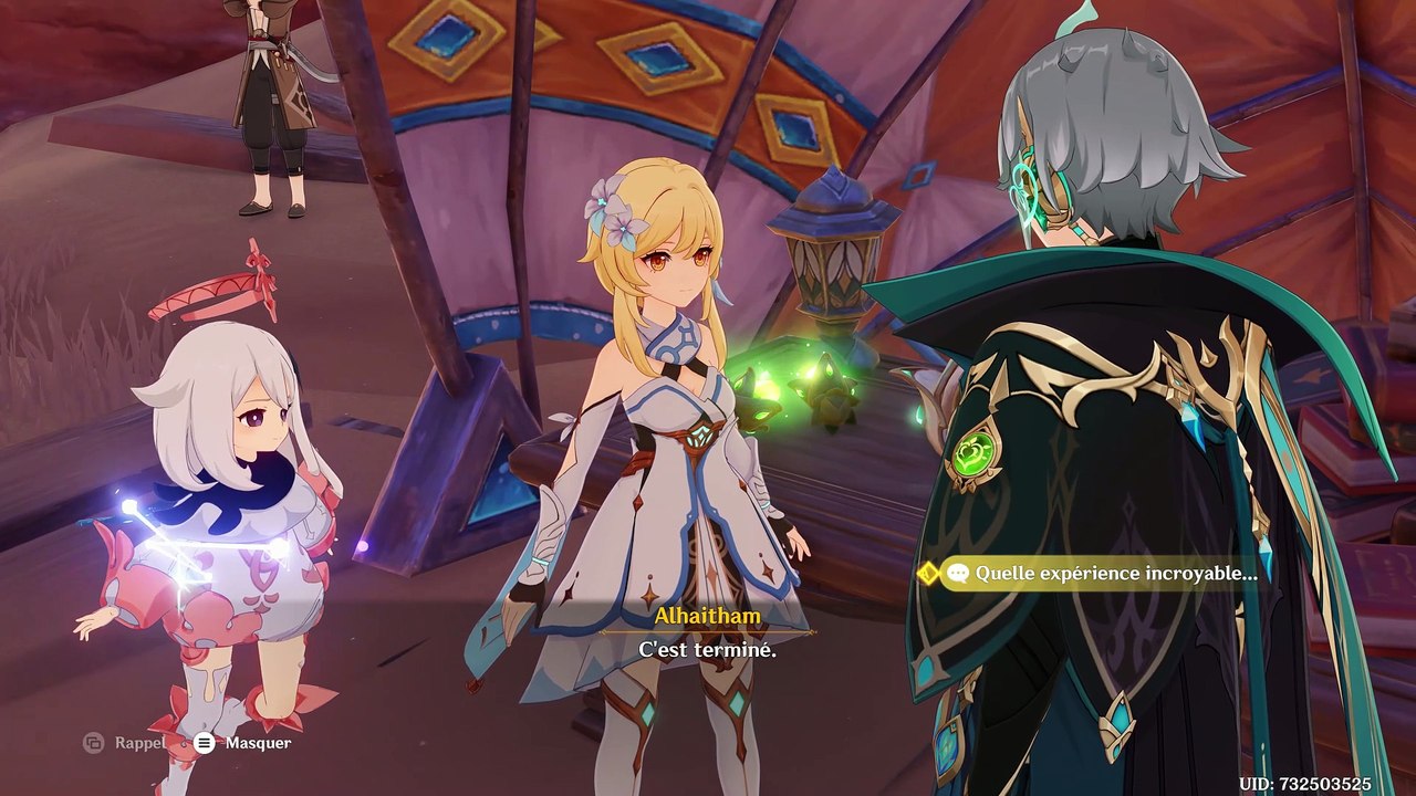 Genshin Impact Chapitre III Acte 5 Pulsation Akashienne et montée de la flamme de kalpa 1 A travers la nuit d'avant l'aube