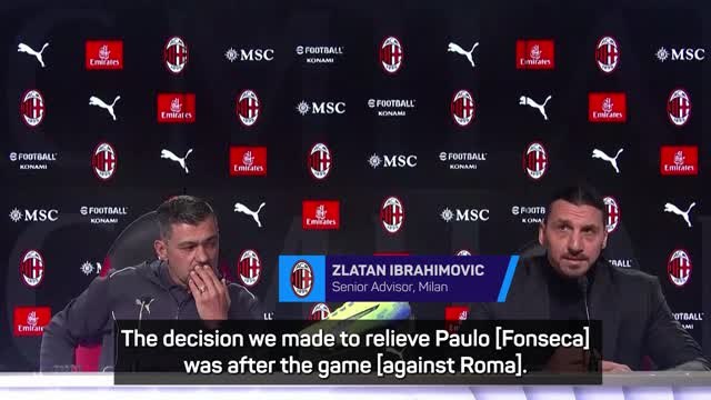 Ibrahimovic explains decision to sack Fonseca