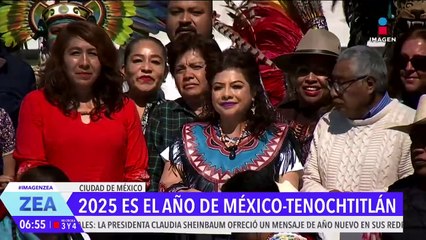 Clara Brugada declara el 2025 como el año de la fundación de México-Tenochtitlan