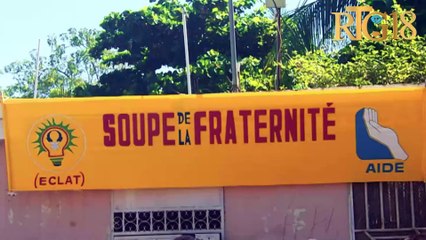 Òganizasyon "ECLAT" ak "AIDE" distribiye soup nan komin Taba nan okazyon fèt endepandans peyi a