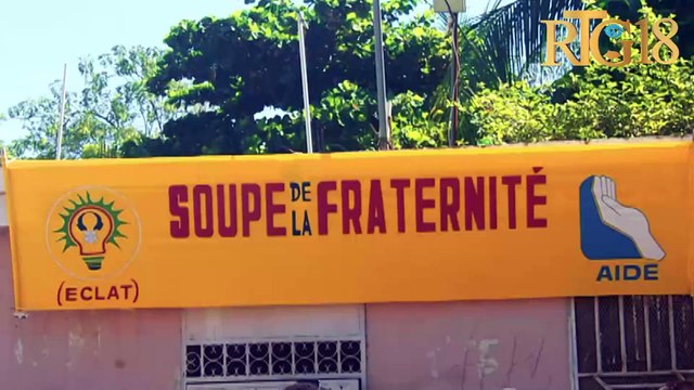 Òganizasyon ECLAT ak AIDE distribiye soup nan komin Taba nan okazyon fèt endepandans peyi a