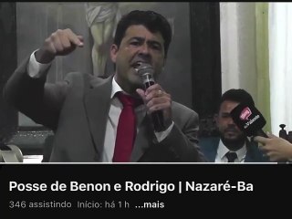 Vereador preso na Overclean é vaiado na cerimônia de posse em Nazaré: "Inveja mata"