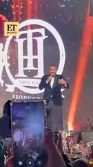في حفله بدبي: تامر حسني يتعرض لموقف محرج