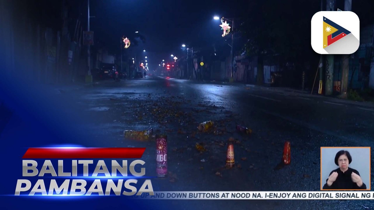 Malinis at halos walang kausok-usok na kapaligiran, sumalubong sa ilang lugar ng Metro Manila sa unang araw ng 2025