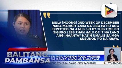 Mga natitirang foreign POGO worker, mahaharap sa deportation