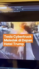 Tesla Cybertruck Meledak di Depan Hotel Trump