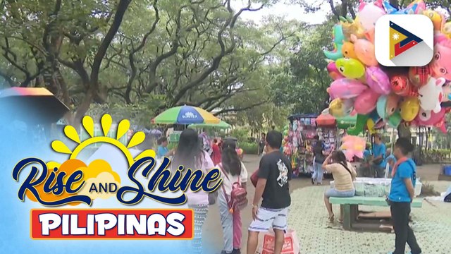 Ilang pamilya, ipinagdiwang ang Bagong Taon sa Quezon Memorial Circle