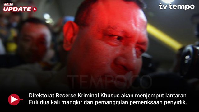 Polda Metro Jaya akan Jemput Paksa Firli Bahuri lantaran Dua Kali Mangkir Pemanggilan