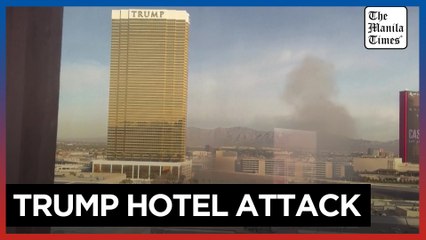 Tesla cybertruck explodes near Trump Las Vegas property