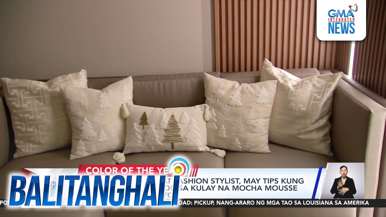 Interior designer at fashion stylist, may tips kung paano makakasunod sa kulay na mocha mousse na hindi todo-gastos | Balitanghali