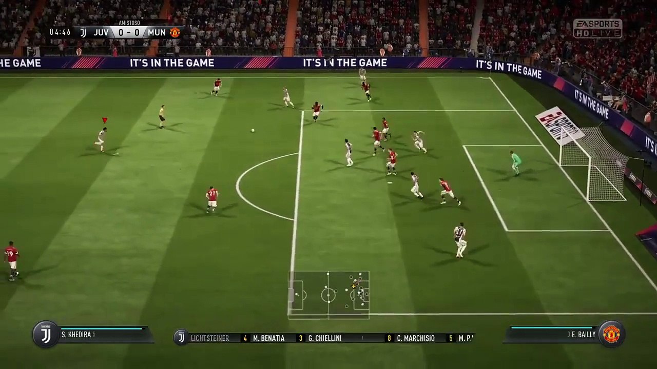 Juventus vs Manchester UTD - DEMO DE FIFA 18 Gameplay