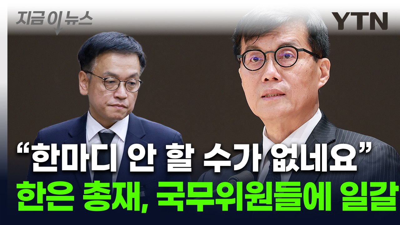 "나라 경제 생각은 하는거냐"...이창용 총재, 최상목 대행 두둔하며 쓴소리 [지금이...