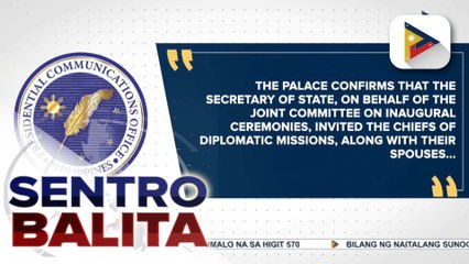 PBBM, hindi dadalo sa panunumpa ni U.S. Pres.-elect Trump sa Jan. 20