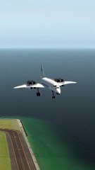 The 8-Engine Concorde Plane Failed To Land on The Aircraft Carrier & Went Around