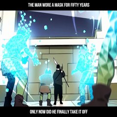 The man wore a mask for fifty years only now did he finally take it off