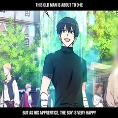 This old man is about to die but as his apprentice, the boy is very happy