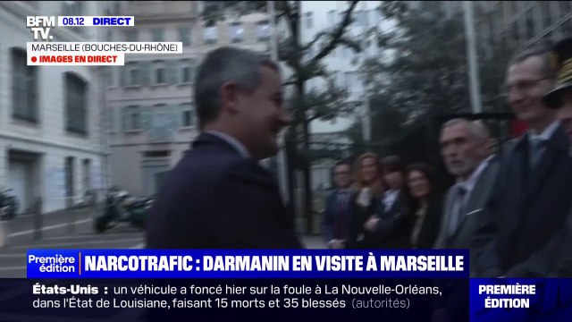 Narcotrafic: Gérald Darmanin arrive à Marseille pour son premier déplacement de l'année