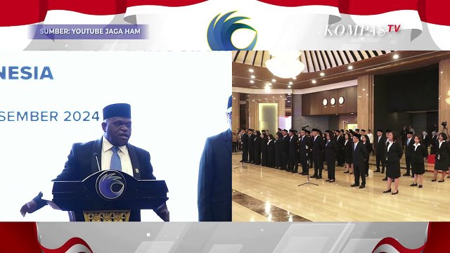 [FULL] Pesan Menteri Natalius Pigai Lantik Pejabat KemenHAM: Jangan Judol hingga Main Mata!