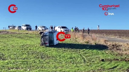 Diyarbakır’da öğrenci servisi devrildi: 9 yaralı