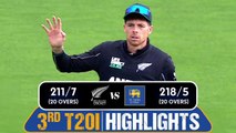 3rd T20I _ Highlights _ Sri Lanka Tour Of New Zealand _ 2nd January 2025