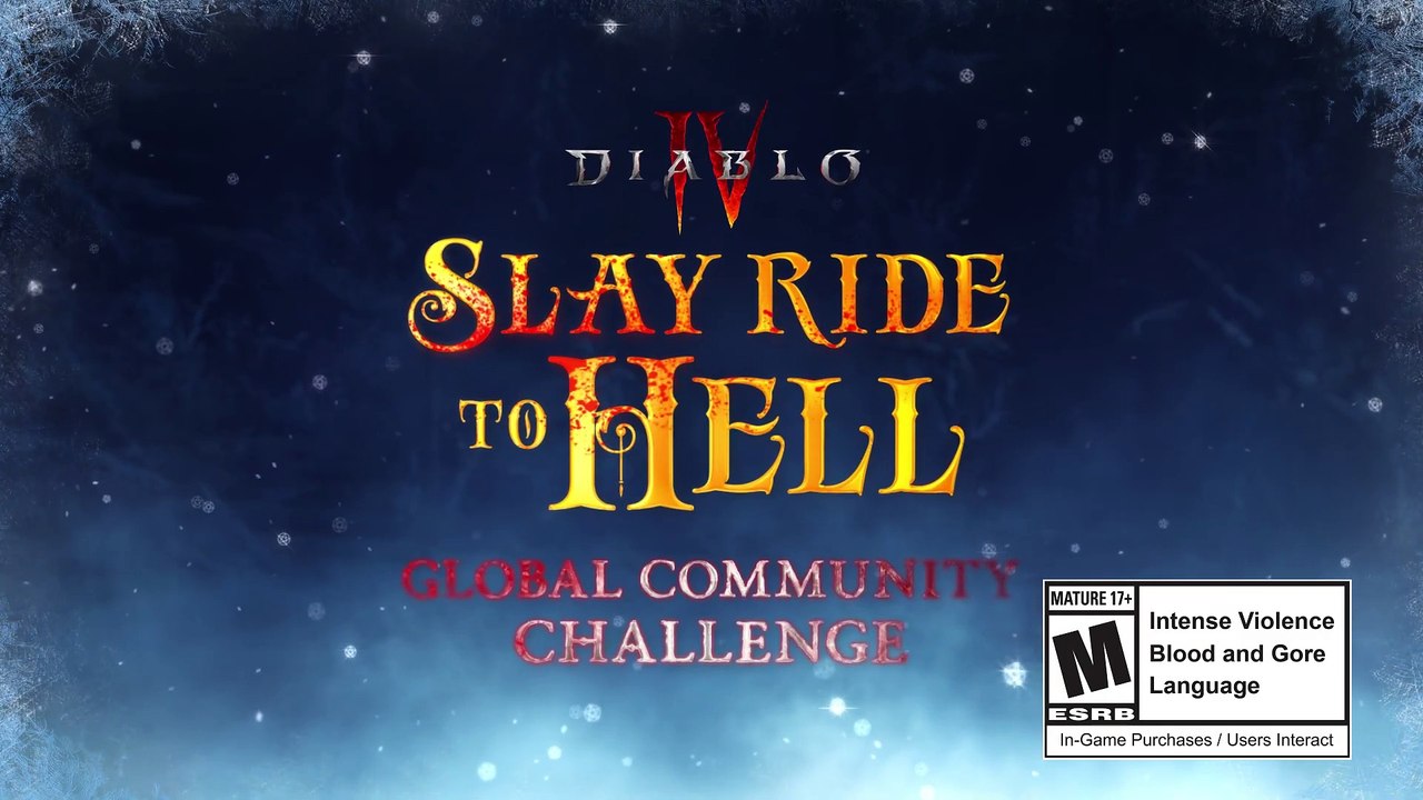 Diablo 4: Der Trailer zum Winter-Event „Schlittenfahrt in die Hölle“