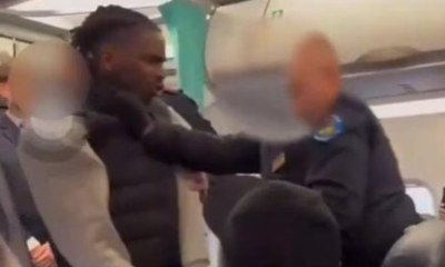 Omeonga denunciato dalla polizia a Fiumicino, il video dell'aggressione in aereo
