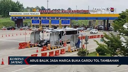 Arus Balik, Jasa Marga Buka Gardu Tol Tambahan