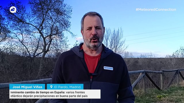 Inminente cambio de tiempo en España: varios frentes atlántico dejarán precipitaciones en buena parte del país