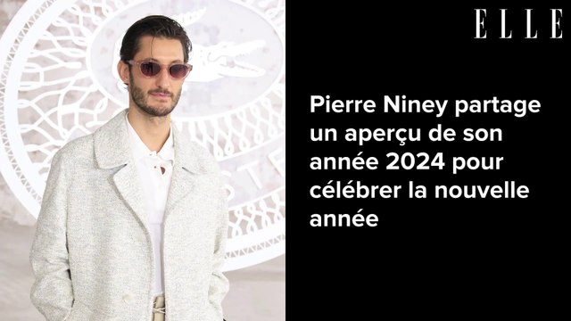 Pierre Niney partage un aperçu de son année 2024 pour célébrer la nouvelle année