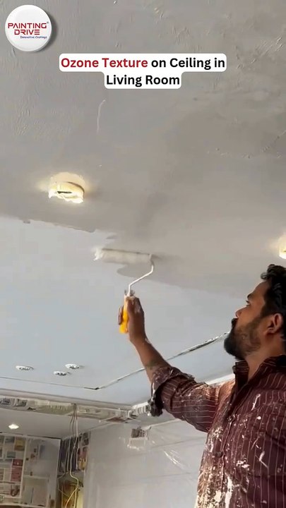 Ozone Texture on Ceiling in Living Room