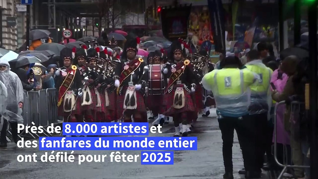 La parade du jour de l'An à Londres: "Une belle façon de commencer l'année"