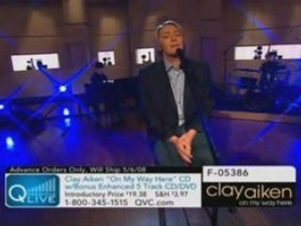 Clay Aiken on QVC "On My Way Here"