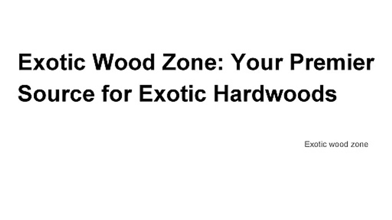 exotic h ppt