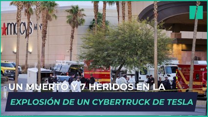 Un muerto y 7 heridos en la explosión de un Cybertruck de Tesla en el 'Hotel Trump' de Las Vegas