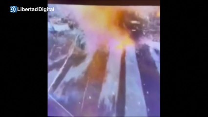 Así ha sido la explosión de un coche en Las Vegas frente al hotel Trump