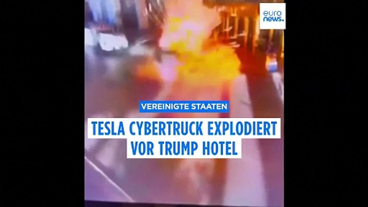 Tesla Cybertruck Explosion bei Trump Hotel wird als Terror-Akt untersucht