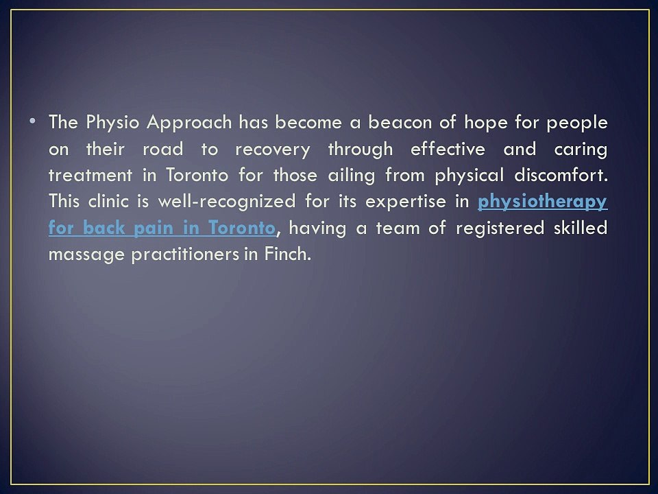 Relieving Pain, Restoring Mobility: The Physio Approach Difference
