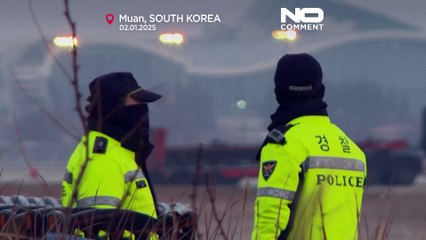 Inspection of South Korean plane crash site continues