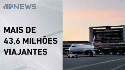Aeroporto de Guarulhos tem recorde de passageiros em 2024