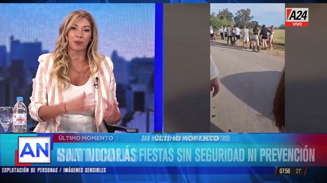 Fiesta de Año Nuevo en San Nicolás: multitudinarias fiestas sin seguridad ni prevención