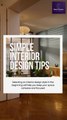 White Black Bold Simple Interior Design Tips Instagram Reel