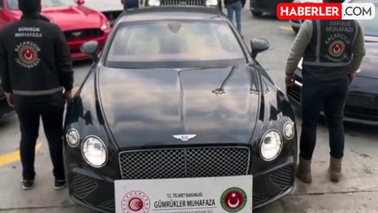 Gümrük operasyonunda 50 lüks araç ele geçirildi