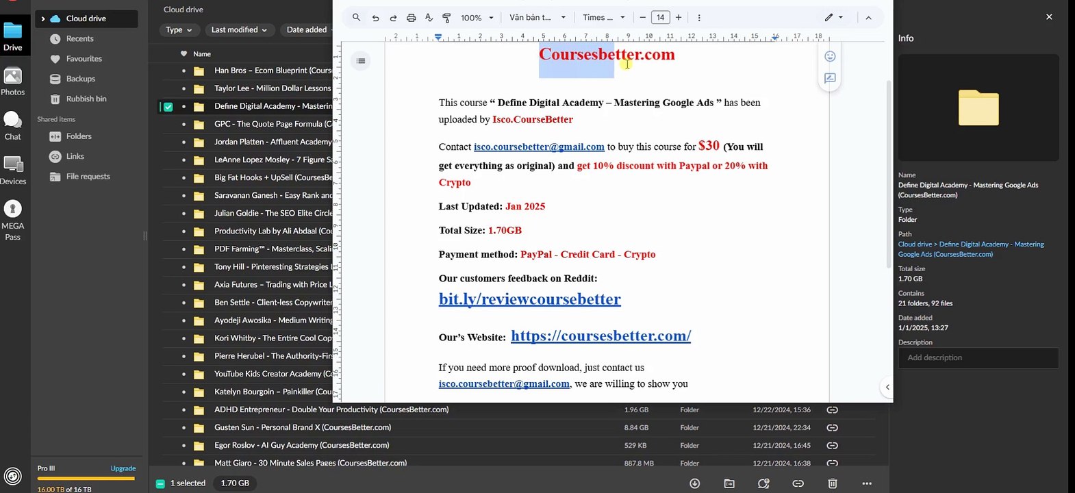 [CoursesBetter.com] Define Digital Academy – Mastering Google Ads