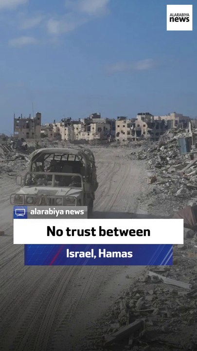 No trust between Israel, Hamas