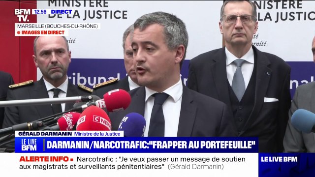 Narcotrafic: Plus 3.000 personnes ont été interpellées pour trafic de stupéfiants à Marseille , déclare Gérald Darmanin